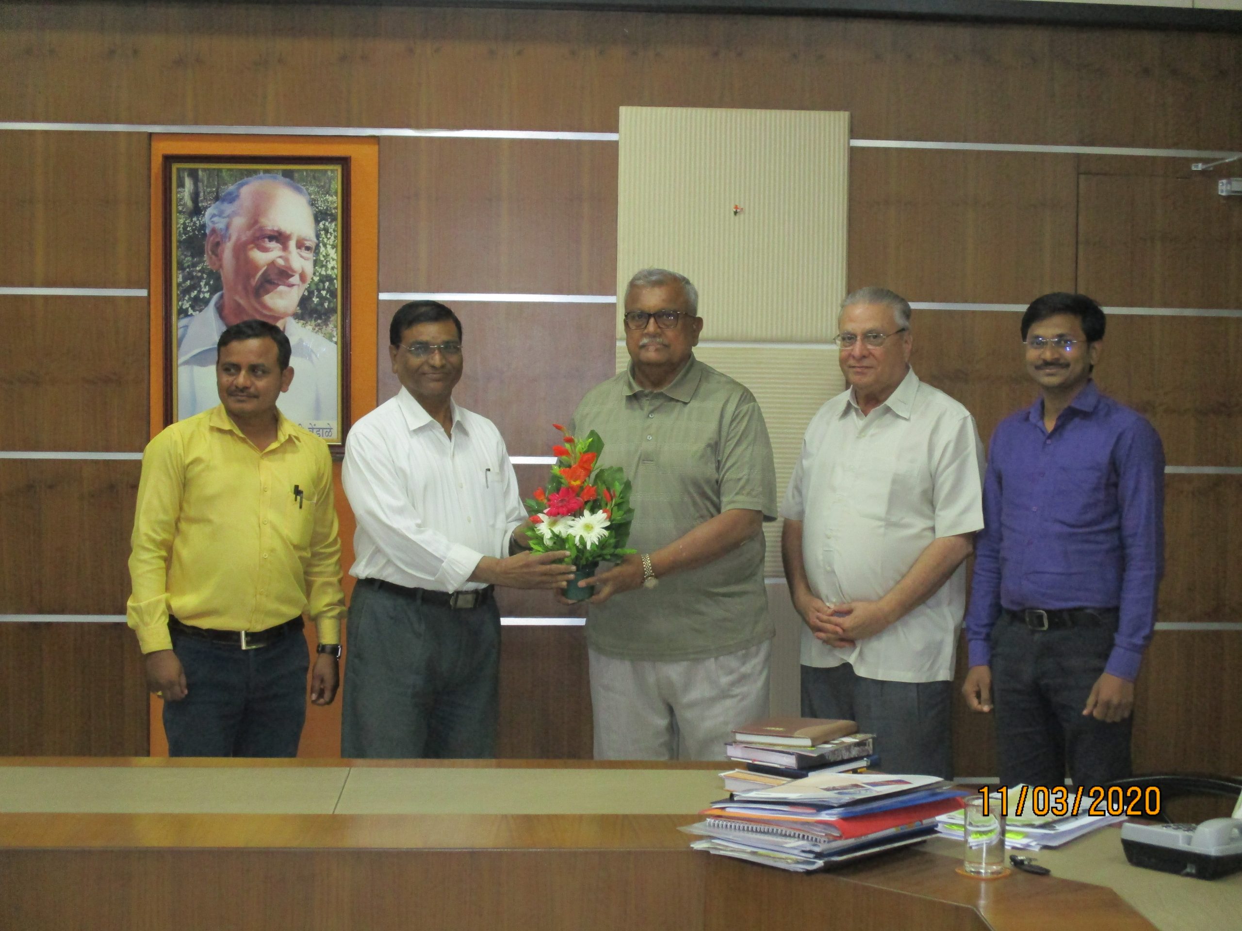 पी. जी. महाविद्यालयास नॅक द्वारें B+’ श्रेणी प्राप्त