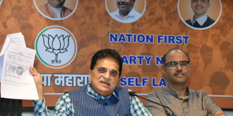 भाजपा नेते डॉ. किरीट सोमैया यांचा ठाकरे कुटुंबावर ‘हल्लाबोल’