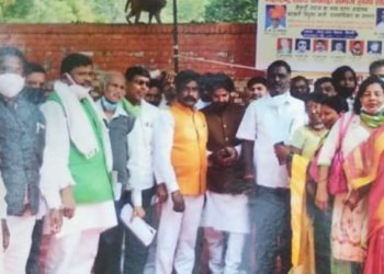 कैकाडी समाज संघर्ष समिती महाराष्ट्र राज्य वतीने दिल्ली येथे धरणे आंदोलन ; मानवाधिकार पार्टीचा पाठिंबा दिला 