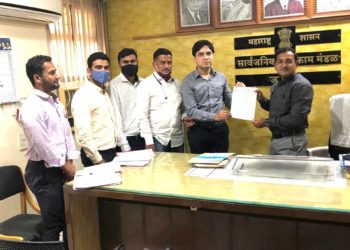 नशिराबाद ते घाणखेड राज्य मार्ग २७० वरील कामांची पाहणी करुन चौकशी करण्याची युवक काँग्रेसचे जिल्हाध्यक्ष प्रा. हितेश पाटील यांची मागणी