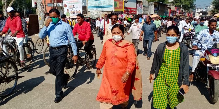 पाचोरा शहरात दर सोमवारी “नो व्हेईकल डे ” “माझी वसुंधरा” अभियान, सायकल रॅलीद्वारे जनजागृती