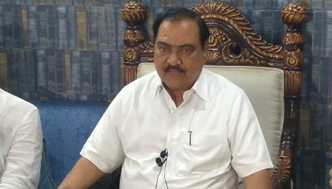 ईडीच्या चौकशीस मदत करणार – एकनाथराव खडसे