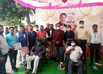 महाराष्ट्र राज्य पत्रकार संघ आयोजित रक्तदान शिबिरात 51 दात्यांनी केले रक्तदान