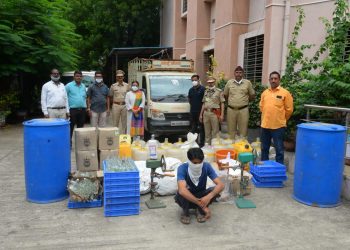 राज्य उत्पादन शुल्क विभागाची धडक कारवाई