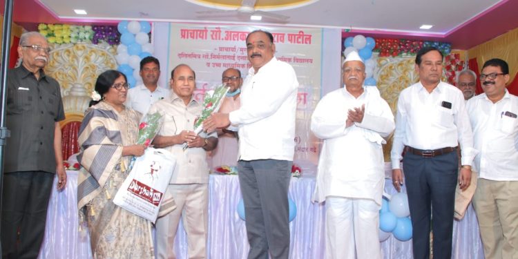 प्राचार्या अलकाताई पाटील कर्तव्यपूर्ती सोहळा उत्साहात
