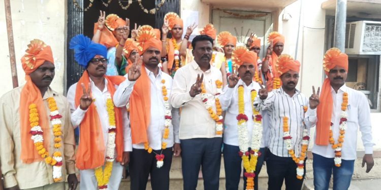 शिंदाड ग्रामपंचायत सरपंचपदी ज्ञानेश्वर तांबे तर उपसरपंच नरेंद्र पाटील बिनविरोध 