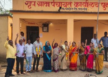 पुनगाव-मांडकी  ग्रुपग्रामपंचायत वर शिवसेनेचा भगवा