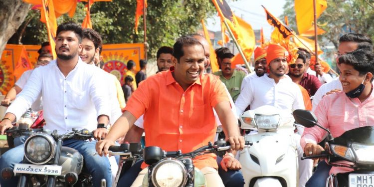 नियमांचे उल्लंघन करत शिवजयंती साजरी केल्याप्रकरणी आमदार मंगेश चव्हाण यांच्यासह इतरांवाविरुद्ध गुन्हा दाखल