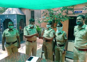 पाचोरा पोलीस स्टेशनला जागतिक महिला दिनानिमित्त महिला पोलिसांचा सन्मान