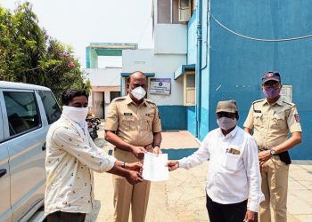 पत्रकाराला केलेल्या मारहाणी बाबत महाराष्ट्र राज्य पत्रकार संघातर्फे चाळीसगाव येथे निवेदन