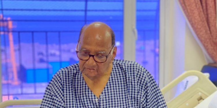 शरद पवारांवर ‘ब्रीच कँडी’ हॉस्पिटलमध्ये यशस्वी शस्रक्रिया