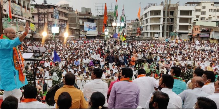 देवेंद्रजी म्हैस तुमची तरी दांडा आमच्या हातात ; ना. गुलाबराव पाटलांच्या भाषणाने पंढरपुरात उडवली धमाल…