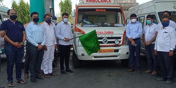 पाचोरा,भडगावसह परिसरातील रुग्णवाहीकांना मिळणार मोफत पेट्रोल आणि डिझेल