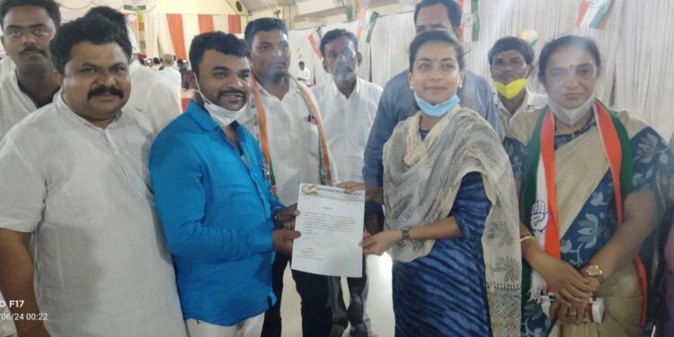 पाचोरा कॉग्रेस च्या सोशल मीडिया विधानसभा अध्यक्ष राहुल शिंदे यांची निवड