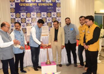 पाचोरा रोटरी क्लब चा पदग्रहण समारंभ उत्साहात