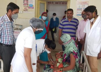 पाच वर्षाच्या आतील बालकांसाठी लसीकरण पाल ग्रामीण रुग्णालयात झाला शुभारंभ