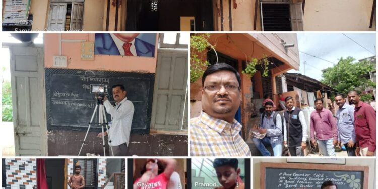 श्री.सु.भा.पाटील प्राथमिक विद्यामंदिर पाचोरा येथे ऑनलाईन गुगल मीट च्या माध्यमातून एक हजार विद्यार्थी घेत आहेत शिक्षण