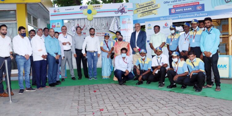 पाचोरा येथील गजानन पेट्रोलियम पासून ‘डिझेल अँट युवर डोअर स्टेप’ चा शुभारंभ