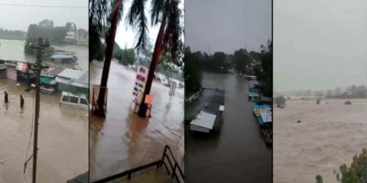 चाळीसगाव तालुक्यात पावसाचा हाहाकार : २ जणांचा मृत्यू, शेकडो गुरे वाहिल्याची भीती