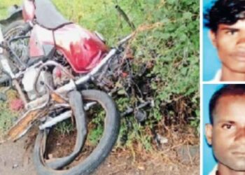 मालवाहू वाहनाच्या धडकेत दुचाकीस्वार शालक अन् मेहुणा ठार