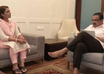 ‘या’ कामासाठी रोहिणी खडसेंनी घेतली जलसंपदामंत्री जयंत पाटलांची भेट