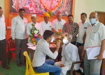 रावेरात विलास ताठे यांच्या वाढदिवसानिमित्त नेत्र तपासणी शिबिरासह विविध कार्यक्रम संपन्न
