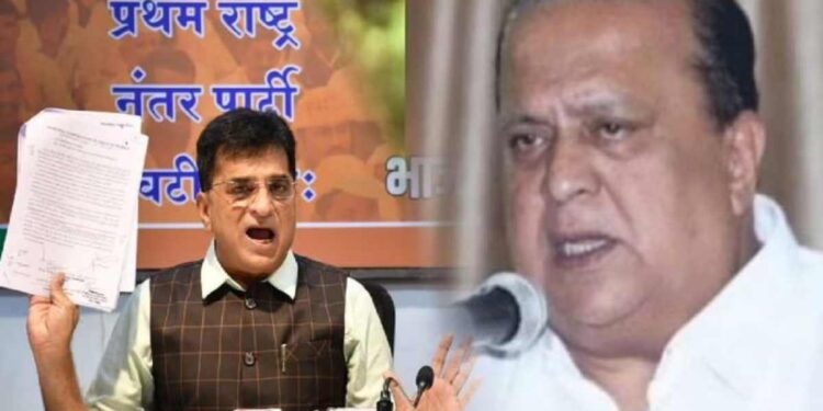 सोमय्यांवर १०० कोटींचा अब्रुनुकसानीचा दावा ठोकणार : हसन मुश्रीफ