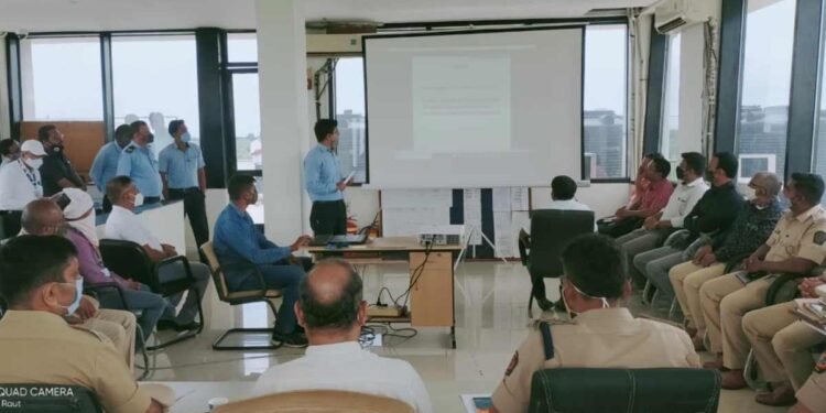 जळगाव विमानतळावर पार पडला विमान अपहरणाचा सराव