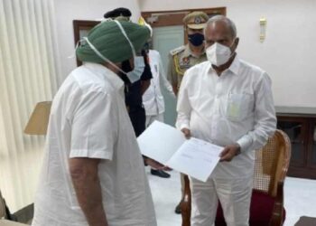 पंजाबमध्ये राजकीय भूकंप ; कॅप्टन अमरिंदर सिंग यांचा मुख्यमंत्रीपदाचा राजीनामा