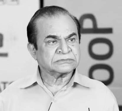 तारक मेहता का उल्टा चष्मा मधील ‘नट्टू काका ‘ यांचं निधन