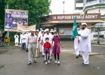 गांधी रिसर्च फाउंडेशन तर्फे गांधी जयंती निमित्ताने प्रातिनिधीक अहिंसा सद्भभावना रॅली