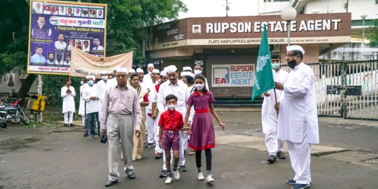 गांधी रिसर्च फाउंडेशन तर्फे गांधी जयंती निमित्ताने प्रातिनिधीक अहिंसा सद्भभावना रॅली