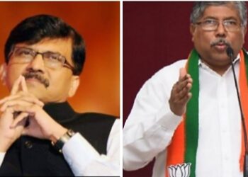 शिवसेना नेते संजय राऊत यांनी भाजपचे चंद्रकांत पाटलांना पाठवली नोटीस…