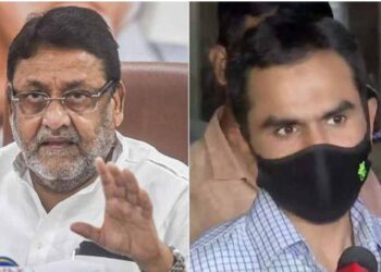 नवाब मलिकांनी एनसीबी अधिकाऱ्याचे पत्र केले शेअर ; समीर वानखेडेवर २६ नवे आरोप