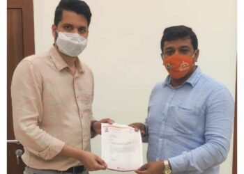 विराज कावडिया यांची युवासेनेच्या राज्य सहसचिवपदी नियुक्ती