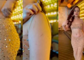 कॅमेऱ्यासमोर कपडे घालून उर्फी  जावेद, या व्हिडिओने इंटरनेटवर घातला धुमाकूळ