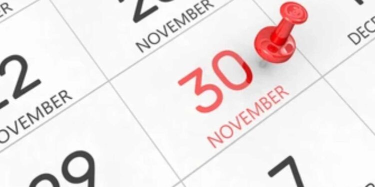 कामाची बातमी : 30 नोव्हेंबरपर्यंत ‘ही’ तीन महत्त्वाची कामे पूर्ण करा, अन्यथा होईल नुकसान