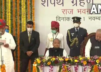 राजस्थानमध्ये गेहलोत सरकारचा मंत्रिमंडळ विस्तार, ‘या’ मंत्र्यांना दिली शपथ