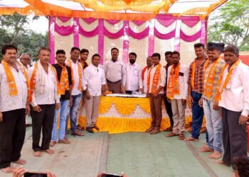 आंबेवडगाव परिसरातील २०० गोर बंजारा समाज बांधवांचा आ.किशोर अप्पा पाटील यांचे नेतृत्वात शिवसेनेत जाहीर प्रवेश