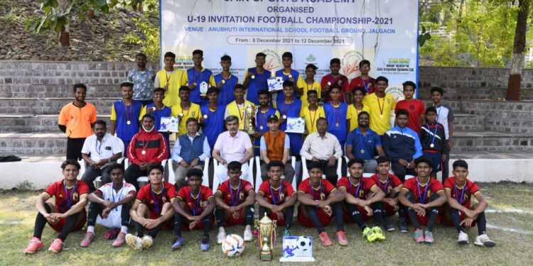 फुटबाॕल लीग स्पर्धेत जैन स्पोर्टस अकॕडमी विजयी