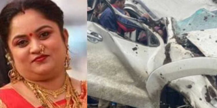 सावदा- आमोदा रस्त्यावर कारची समोरासमोर धडक; महिला जागीच ठार