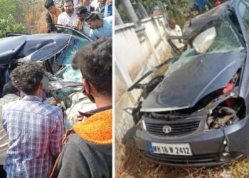 जिल्ह्यात अपघाताची मालिका सुरूच, भीषण अपघातात २ ठार, तीन गंभीर