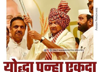 योद्धा पुन्हा मैदानात ; शरद पवारांचे बॅनर सोशल मीडियावर झडकले