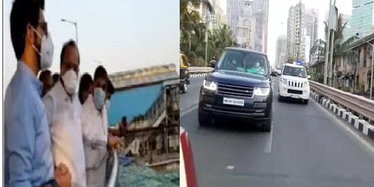 अजितदादांच्या गाडीचे स्टेअरिंग आदित्य ठाकरेंच्या हाती