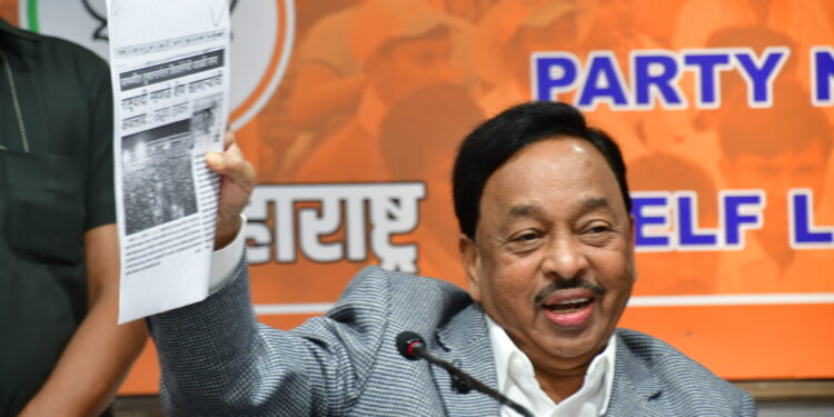 कारवाईच्या भीतीने राऊत यांचे बेताल आरोप – केंद्रीय मंत्री नारायण राणे