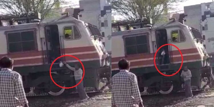 कचोरी खाण्यासाठी ड्रायव्हरने थांबवली ट्रेन, व्हिडिओ झाला व्हायरल