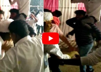 VIDEO | मित्रांचा आग्रह नडला, नवरदेवाचा तलवारींसोबत डान्स, पोलीस येताच नवरदेव झाला फरार