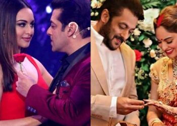 सलमान खानने केले गुपचूप लग्न? सोनाक्षीला सिंदूर भरतानाचा फोटो झाला व्हायरल