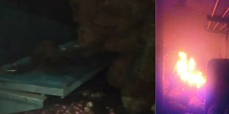 भुसावळ येथे महिलेने लावली किसान एक्स्प्रेसला आग