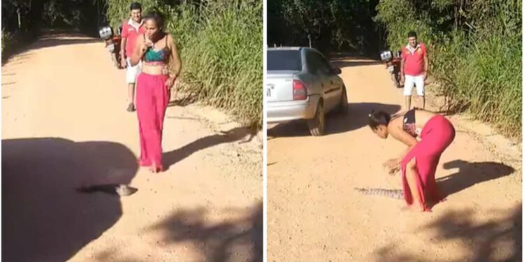 Video ! सिगारेट पेटवत विषारी सापाजवळ पोहोचली मुलगी, मग पुढे जे झालं ते पाहून अंगावर येईल काटा